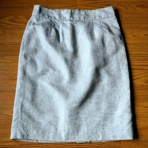 Banana Republic jacquard pencil skirt